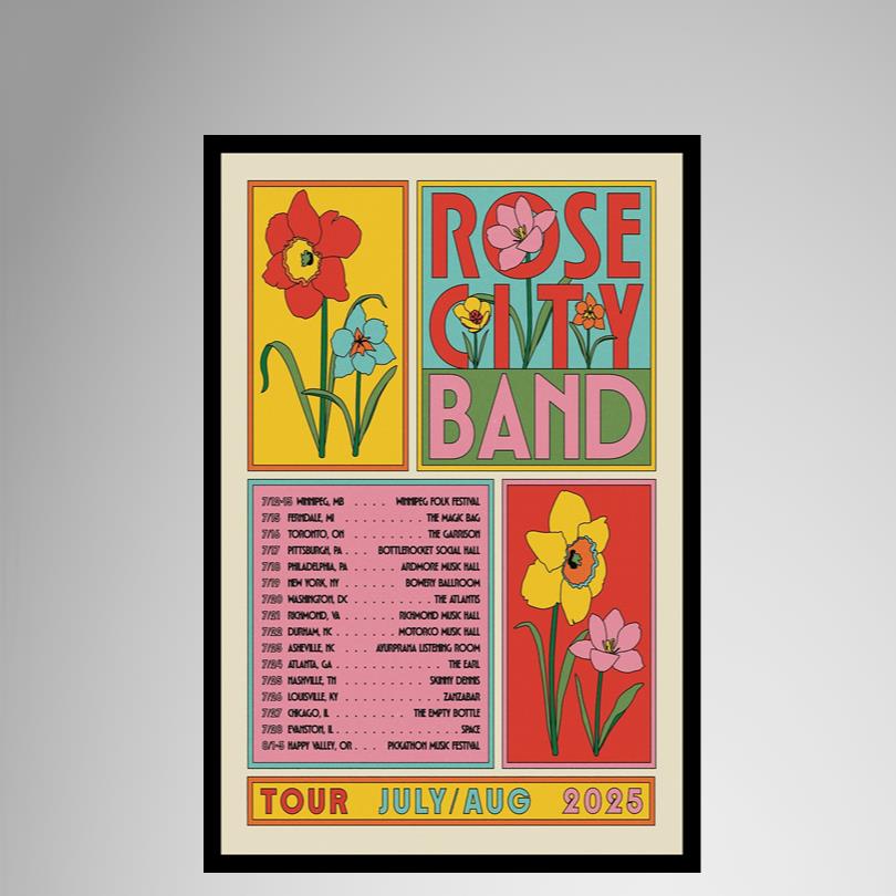 July August 2025 Tour Poster