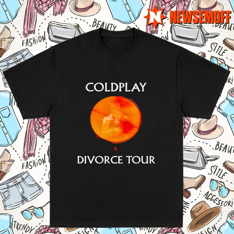 Kristin Cabot And Andy Byron Coldplay Divorce Tour Shirt