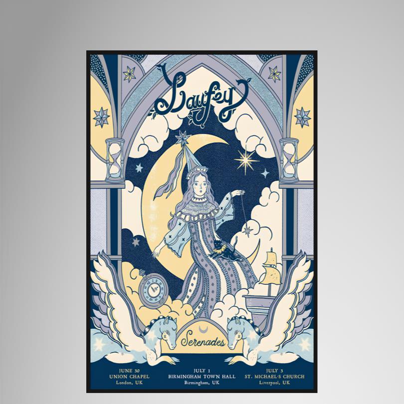Laufey July 1 Birmingham UK Poster