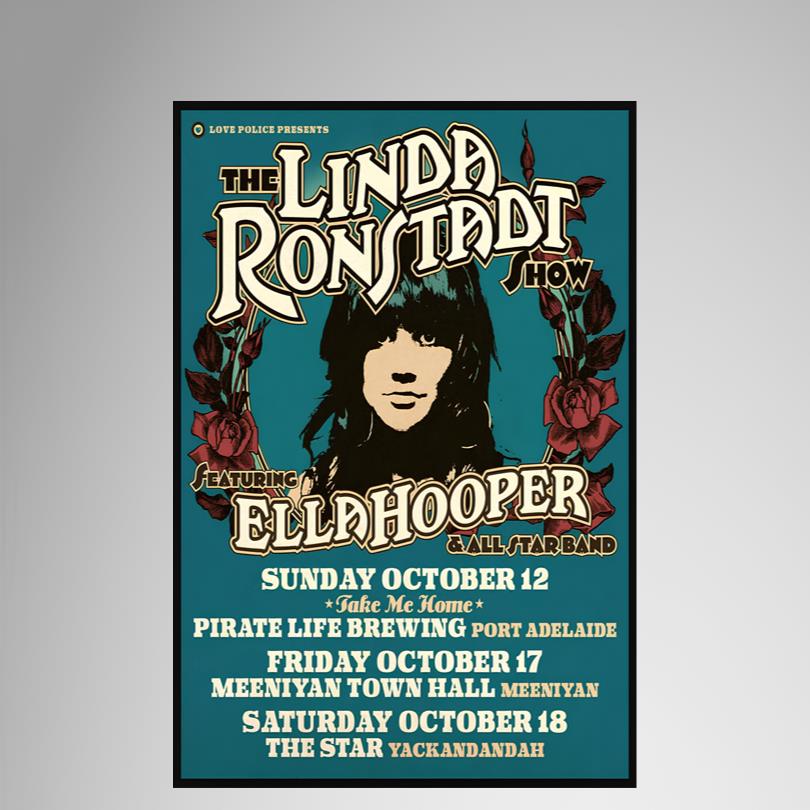 Linda Ronstadt Live Poster