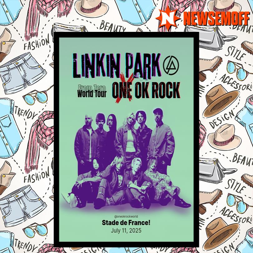 Linkin Park France July 11 2025 Poster