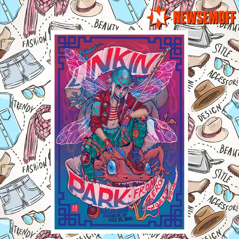 Linkin Park July 19 2025 Brooklyn NY Poster