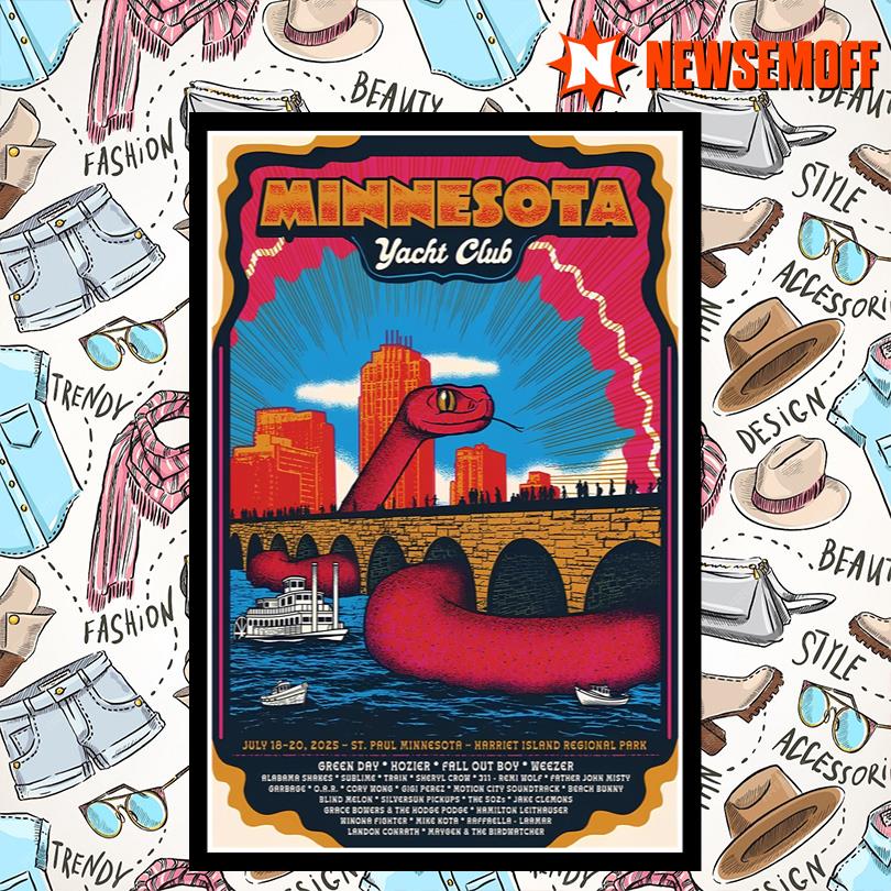 Minnesota Yacht Club Lineup Poster