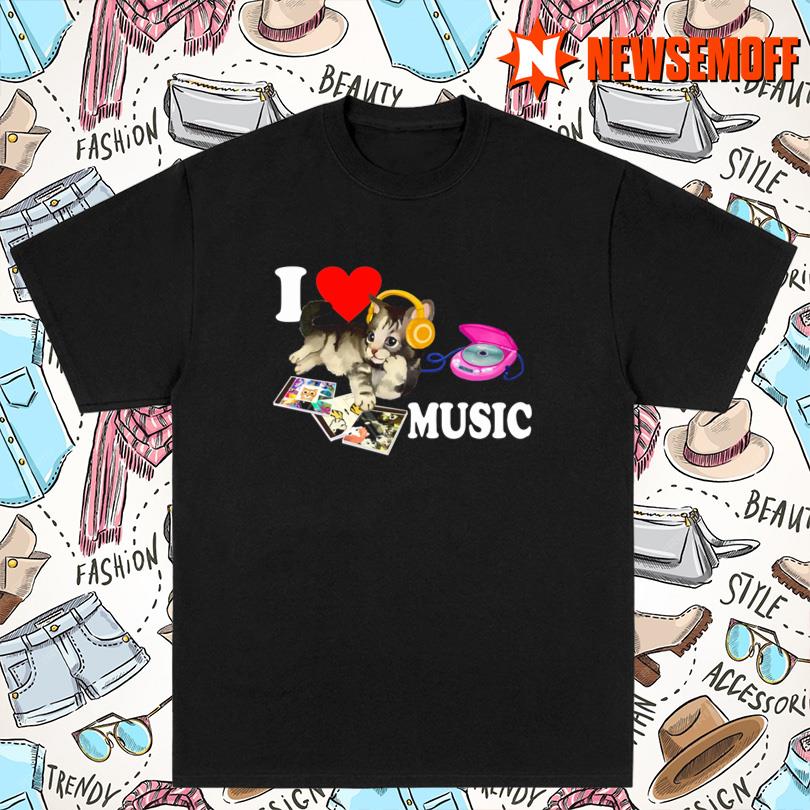 Music Dog Graphic T Shirt
