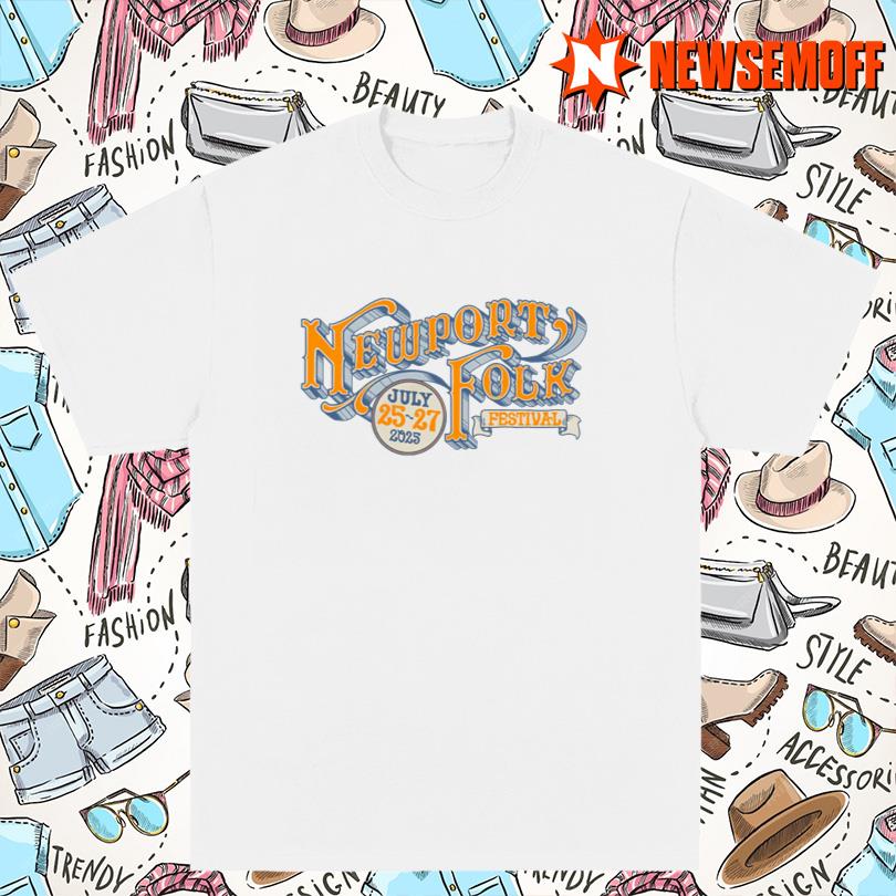 Newport Folk July 25-27 2025 Official T-Shirt
