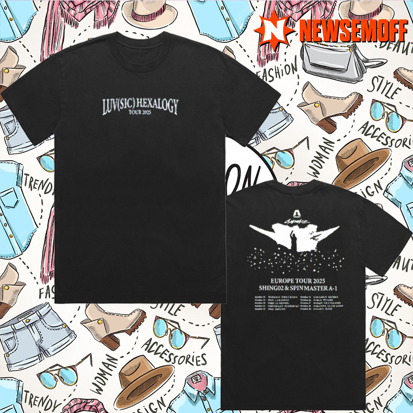 Nujabes Luvsic Hexalogy Europe Tour 2025 Shirt