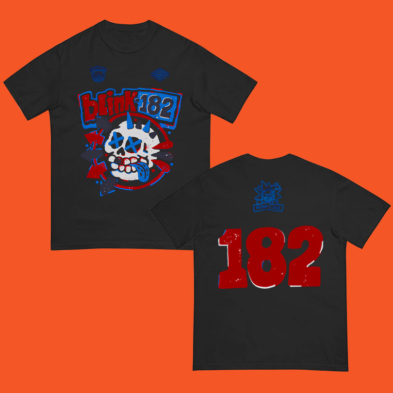 Official Blink‑182 Skull Tee