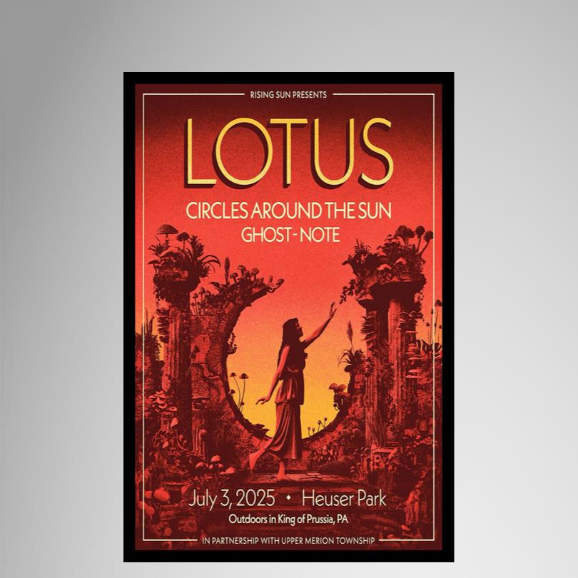 Official Lotus Concert Poster 2025