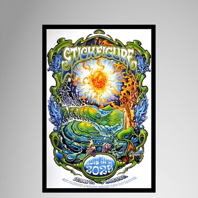 Official Stick Figure Tour Poster