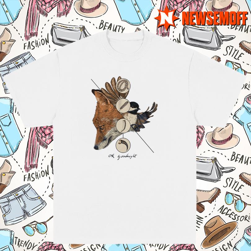 OK Goodnight The Fox & The Bird Illustration T Shirt