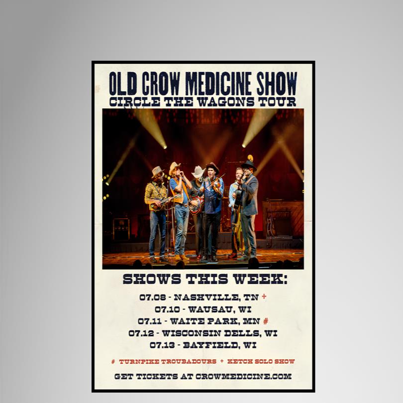 Old Crow Medicine Show Concert Poster