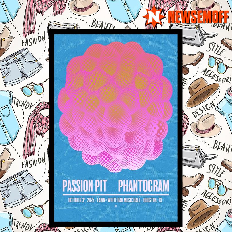 Passion Pit Phantogram October 3 2025 White Oak Music Hall Poster