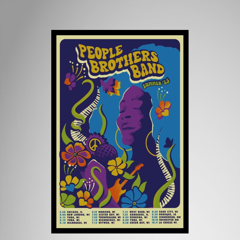 People Brothers Band 2025 Concert Poster