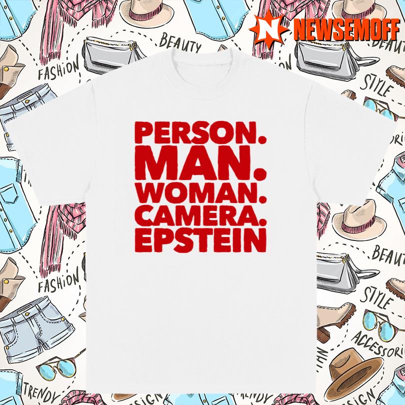 Person Man Woman Camera Epstein Shirt