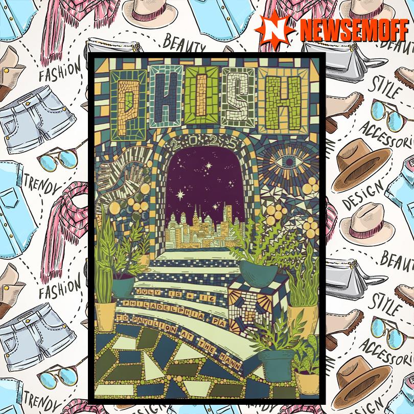 Phish July 15-16 2025 Philadelphia PA Poster
