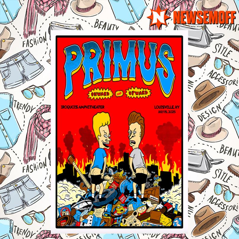 Primus Jul 15 2025 Iroquois Amphitheater. Louisville, KY Poster