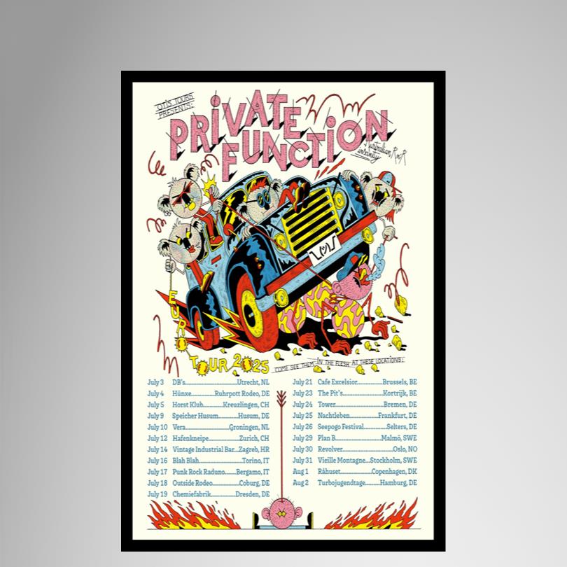 Private Function Euro Tour 2025 Poster