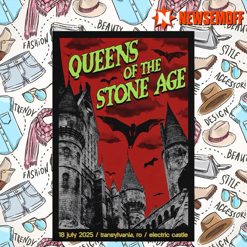 Queens Of The Stone Age Jul 18 2025 Transylvania RO Poster