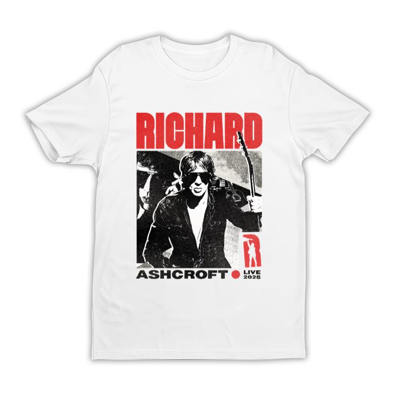 Richard Ashcroft RA Live 2025 Beige Tour Shirt