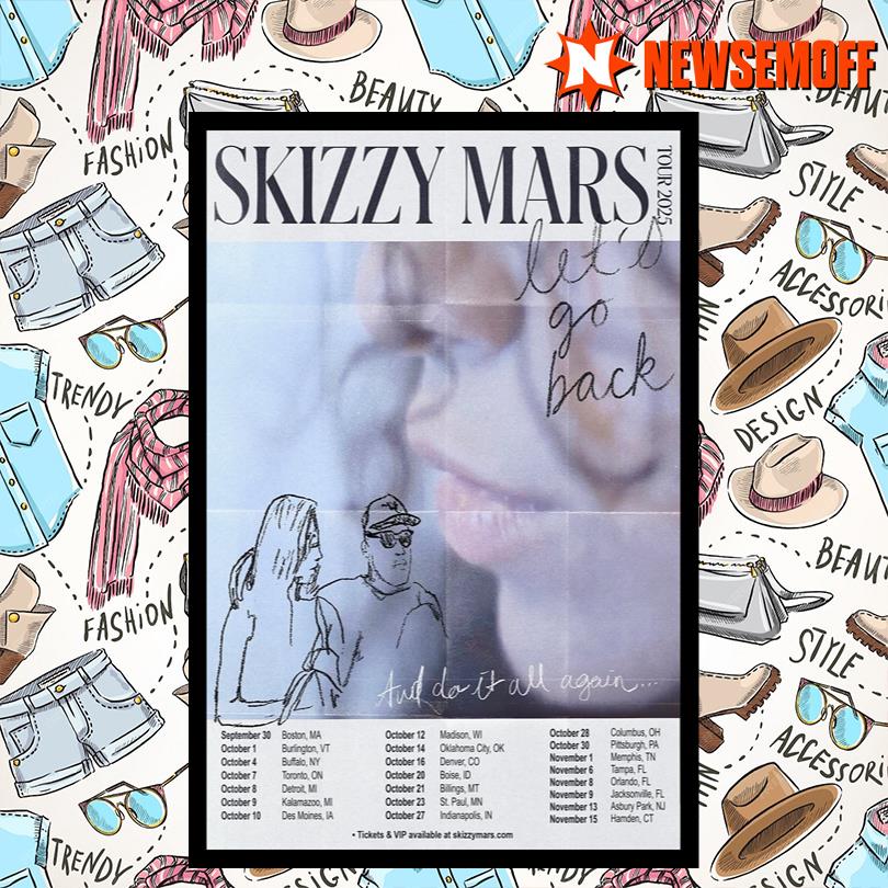 Skizzy Mars Tour 2025 Concert Poster