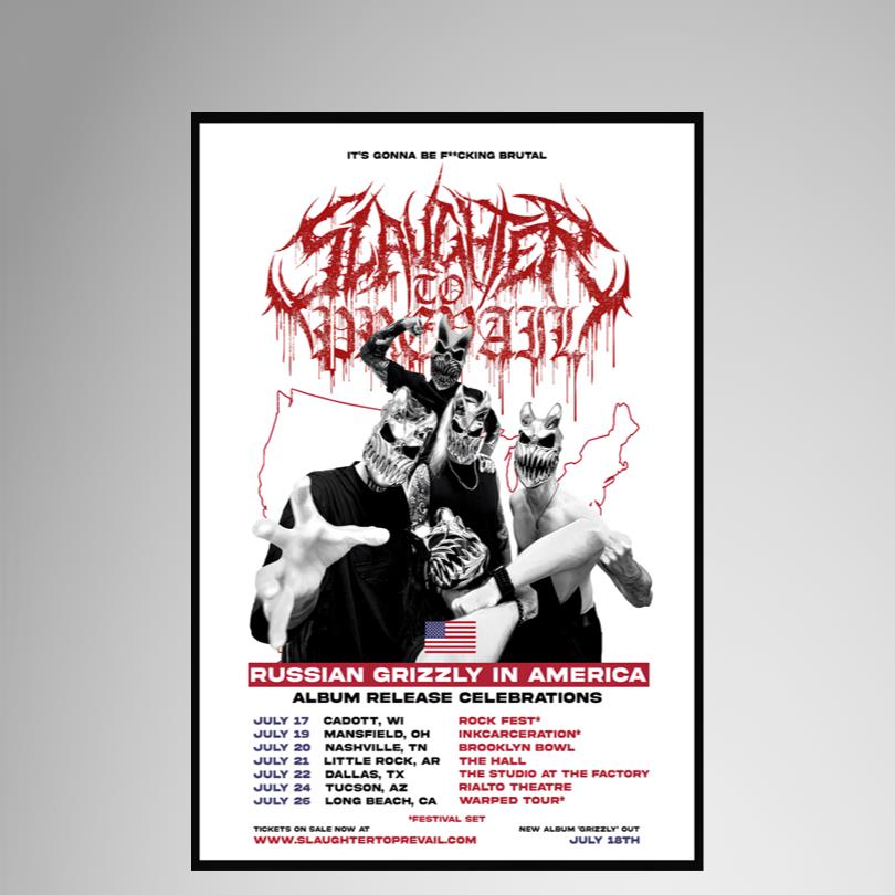 Slaughter To Prevail Russian Grizzly Poster