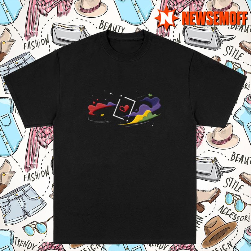 Space and Hearts Crewneck Tee