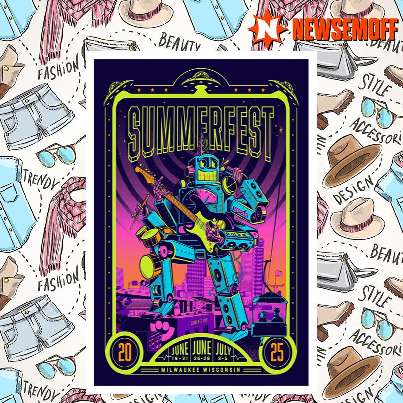 Summer Fest Wisconsin 2025 Limited Edition Poster