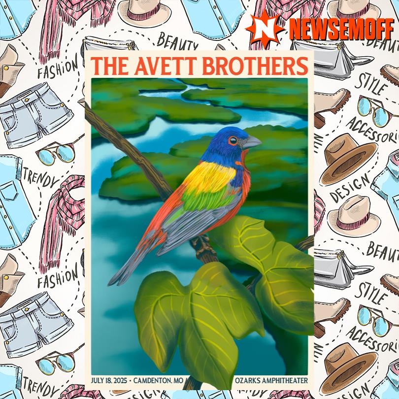 The Avett Brothers Jul 18 2025 Camdenton MO Poster