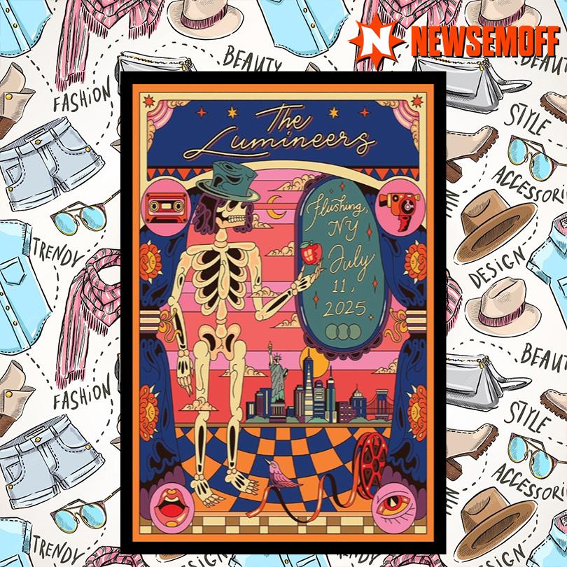 The Lumineers Citi Field July 11 2025 Flushing NY Poster