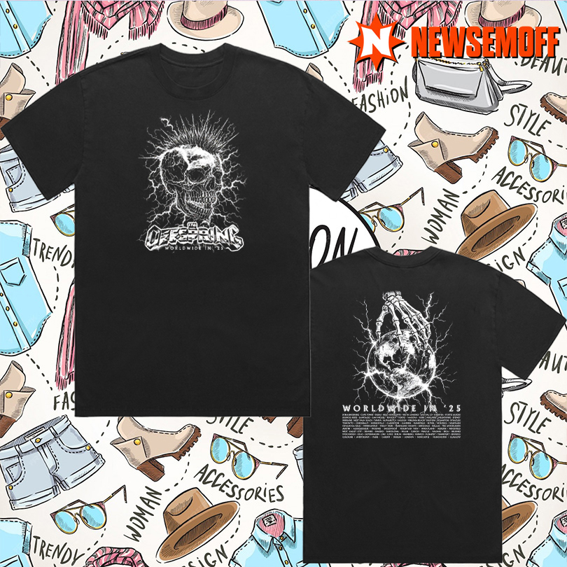 The Offspring Mohawk Skull Tee