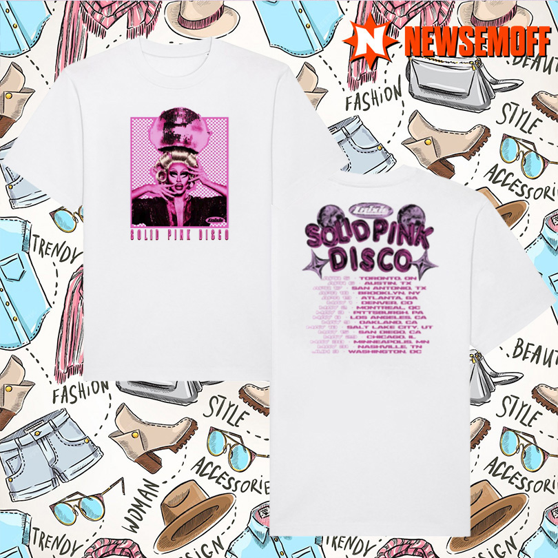 Trixie 2025 Solid Pink Disco Tour Shirt