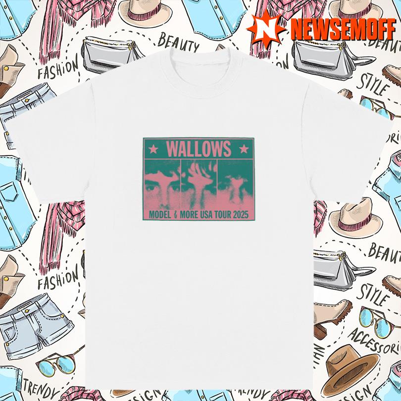 Wallows Colorblock Faces Shirt