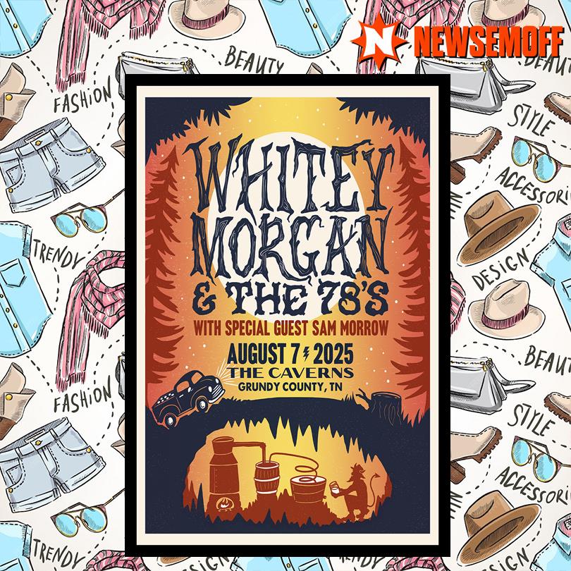 Whitey Morgan August 7 2025 Poster