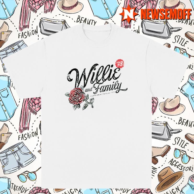 Willie & Family \'78 Roses Tee