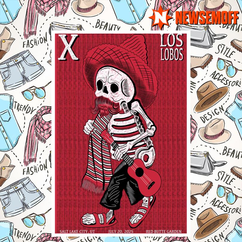 X The Band Jul 20 2025 Red Butte Garden Salt Lake City UT Poster
