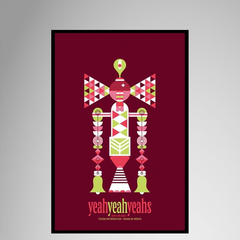 Yeah Yeah Yeahs 2025 Tour Poster