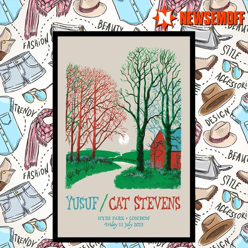 Yusuf Cat Stevens London Concert Poster 2025